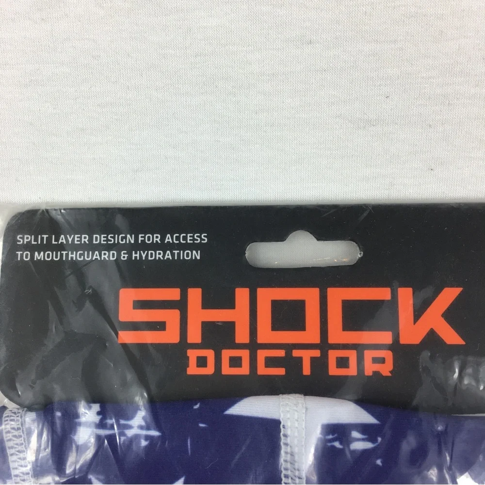 Shock Doctor Play safe Adult Cold Weather Neck gaiter Face Cover American flag